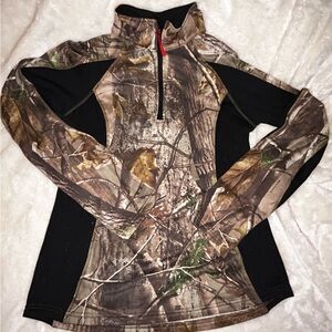 💰4/$20 All Game Outfitters Real Tree Camouflage Pullover | Size M